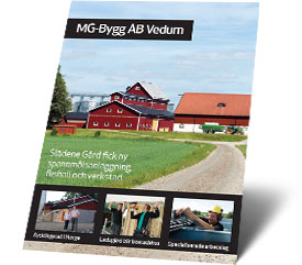 Tidning MG-Bygg AB Vedum